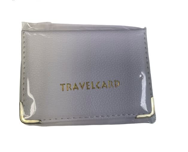 All in HERE New Travel Card Holder for Men & Women Navy-Blue Unisex Travel Card Bus Pass Holder Oyster Card Holder Wallet Rail Card Ticket Cover Credit Card ID Card Wallet Plain Cover