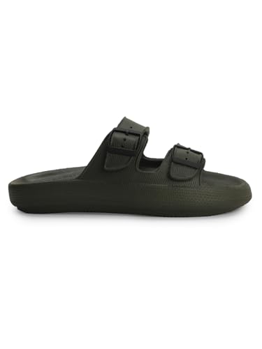 Image of Bata 8712 Venus Slider E Grey Casual Mule Slip-On Thong Slipper for Men