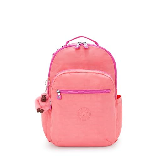 Kipling Women's Seoul 15" Laptop Backpack, Durable, Roomy with Padded Shoulder Straps, Built-In Protective Sleeve
