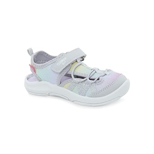 OshKosh B'Gosh Girls Dilan Sandal, Rainbow, 9 Toddler