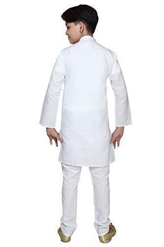 Image of BABA AND BABY Boy's Cotton Kurta Pyjama Set