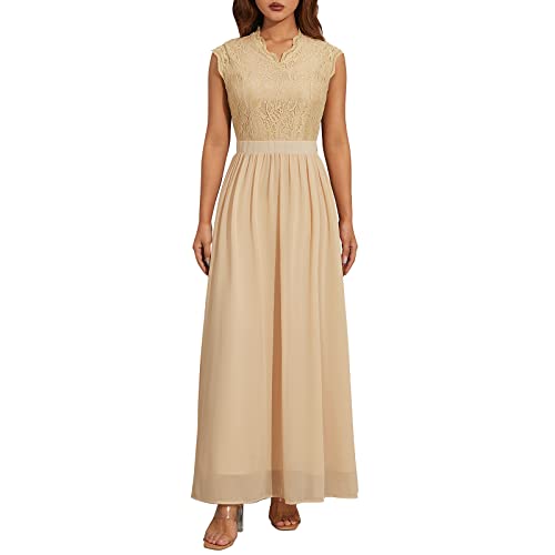 FeMereina Vestido largo formal de tul con cuello en V para mujer, vestido de fiesta de cóctel, fiesta de graduación de malla vintage, Z11., XXXL