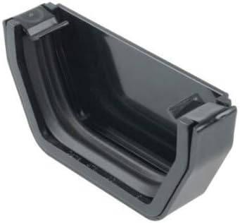 Wavin OSMA Squareline Stopend External 100mm Black 4T811b