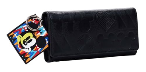 Compagnon Desigual Mone_All Mickey MARIONA noir en similicuir chic