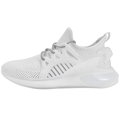 feetmat men's non slip gym sneakers lightweight breathable athletic running walking tennis shoes