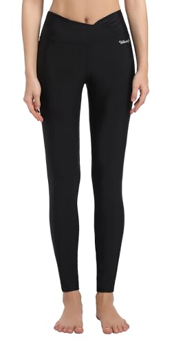 Ubestyle UPF 50+ High Waist Women's Long Swim Pants Swim Leggings Swimming Tights Sun Protective2