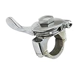 AEspares Air Choke Mag Leva LH Side 7/8" Manubrio Cromato Compatibile Con AJS BSA Norton Triumph