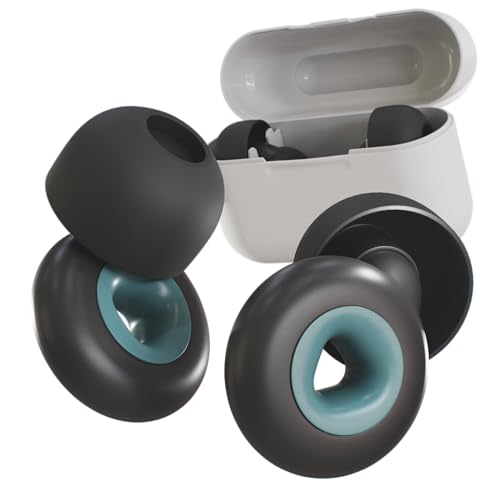 Tapones Oidos Ruido Dormir de Silicona. Cancelación de Ruidos 32dB. Para Dormir, nadar, estudiar,...