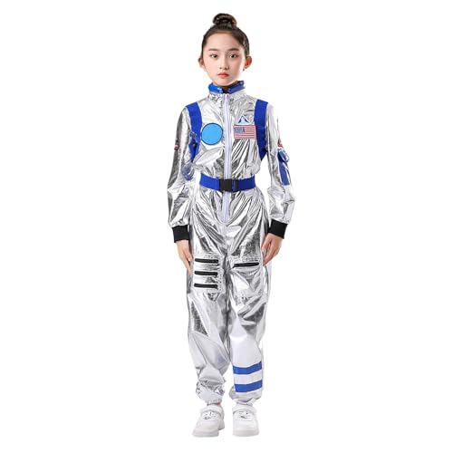 Ya en mundofriki.es: Generisch Disfraz de carnaval para niños y niñas para jugar como astronautas espaciales (azul 7-9 años)