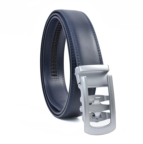 Image of WildHorn Men's Genuine Leather Belt for Men| Premium Auto-Lock Buckle | Adjustable up to 48 inch | Formal & Casual Wear | Micro-Adjust Fit | Stylish Gift Box Included