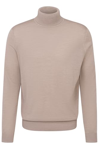 Pull à col roulé marron taille L homme Bugatti chic pour l'hiver