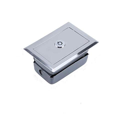 Interruptor de puerta de garaje de 3 botones con tapa de casete y llave de control 3