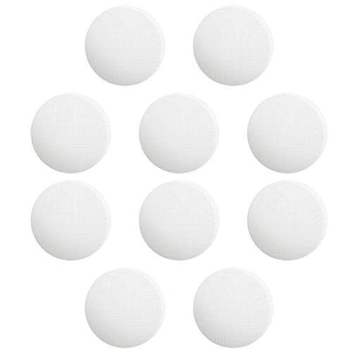DOITOOL 10個シリコン製蒸し器クッション 蒸し器マット 耐熱 ノンスティック お手入れ簡単 通気性メッシュデザイン ラウンド型 キッチン用品