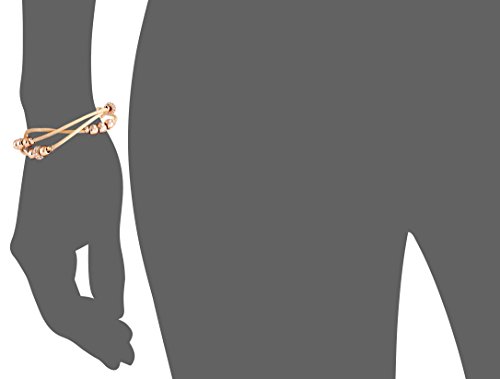 Fossil Women's Leather Bracelet, Color: Rose Gold/Tan (Model: Ja6539791) #TOP2