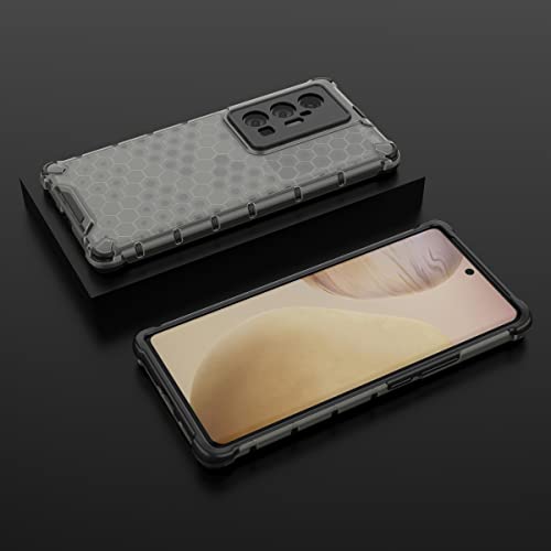 Image of Glasgow Back Case Cover Compatible with Vivo X70 Pro Plus /Pro+ (Stylish Design) - Black