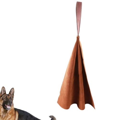 PetPhindU Hundespielzeug Hochwertige Leder Hunde Tug Spielzeug Ziehen Spielzeug für Small Medium Large Hunde Trainings Interactive Toys Tauziehen