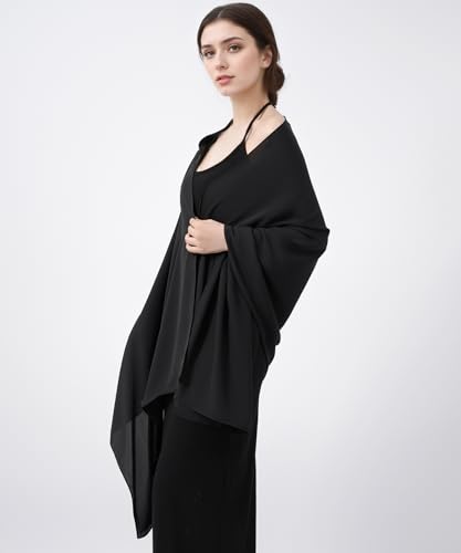 Women's Chiffon Scarf Shawls and Wraps for Evening Dresses Bridesmaid Wedding Bridal Scarves Soft Fashion Shawl3