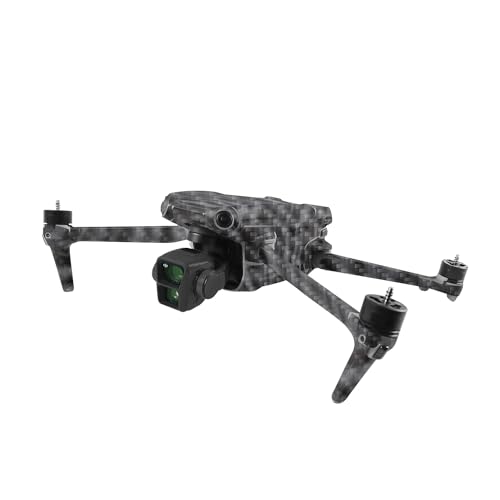 Image of MightySkins Carbon Fiber Skin Compatible with DJI Air 3 - Smoky Quartz | Protective, Durable Textured Carbon Fiber Finish | Easy to Apply