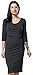 Produktbild HAPPY MAMA Damen Umstands Nachthemd/Pyjama SEPARAT ERHÄLTLICH 1031 (Nachthemd - Graphit Melange, EU 36, S)