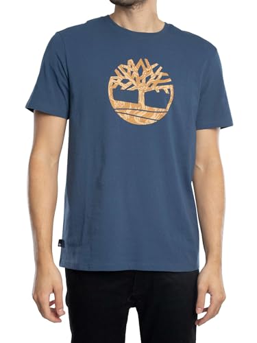 Timberland Hombre Camiseta con El Logotipo del Árbol...
