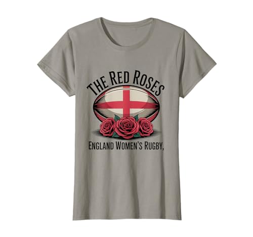 England Rugby English Flag Rugby England women The Red Roses T-Shirt