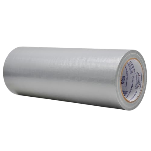 Image of MAT Duct Tape Silver (Gray) Industrial Grade, 12 inch x 60 ft. Waterproof, UV Resistant for Crafts, Home Improvement, Repairs, & Projects