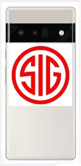Image of SIG Decal - (4 X 4 RED) - Vinyl Car Bumper Sticker, Gun, Truck, Window, Motorcycle, Helmet, Bumper, Laptop