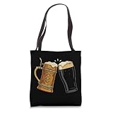 Half German Half Irish Beer Toast Stein and Stout Drinking Tote Bag