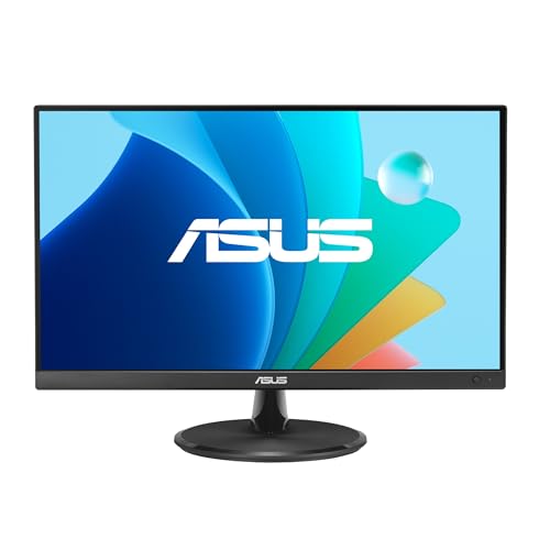 ASUS 22” 1080P Eye Care Monitor (VP227HF) - (21.45-inch viewable), Full HD, 99% sRGB, Frameless, 100Hz, Adaptive-Sync, 1ms, HDMI, Low Blue Light, Flicker Free, VESA Wall Mountable, 3 yr Warranty