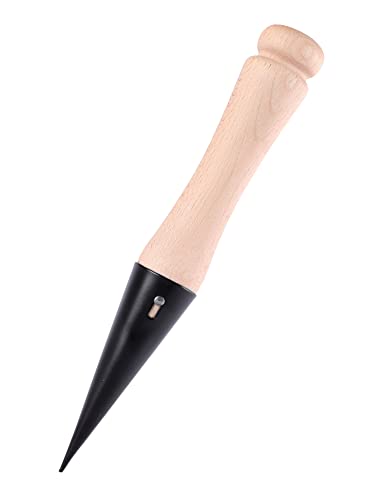 Garronda Pflanzholz Mit Metallspitze Pikierstab Setzholz GD-0006 (Pflanzholz, Schwarz)