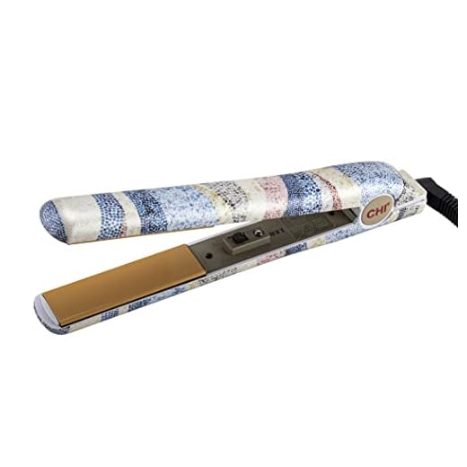 CHI Original Ceramic Hair Straightening Flat Iron| 1" Plates | Blue Sand | Professional Salon Model Hair Straightener