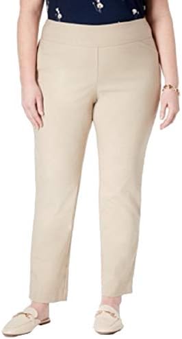 Charter Club Womens Plus Cambridge Petite Slimming Dress Pants
