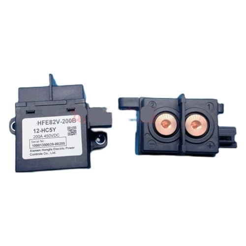 Relé HFE82V-200B evita arcos eléctricos en baterías de 450V con corte seguro de 200A