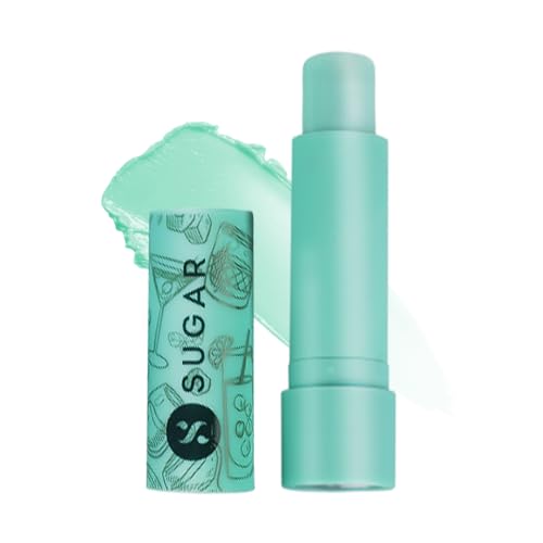 SUGAR Cosmetics - Tipsy Lips - Moisturizing Balm - Lip Moisturizer for Dry and Chapped Lips, Enriched with Shea Butter and Jojoba Oil | 01 Mojito & 02 Cosmopolitan - Pack of 2