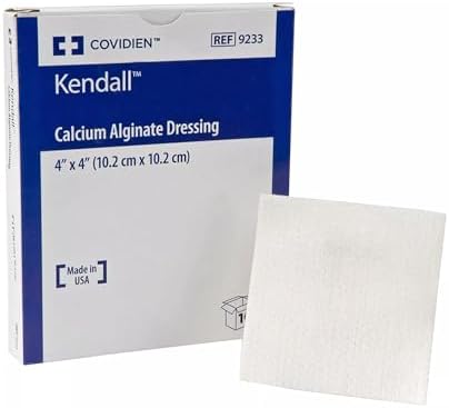 Kendall™ Pansements stériles en corde d'alginate de calcium, 30,5 cm, boîte de 4
