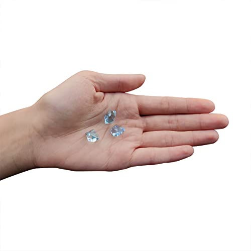 zhuohai 300 Pcs Acrylic Ice Rocks Crystals Gems, Bulk Fake Crystals - Image 2