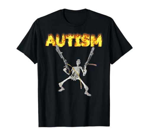 Squelette autiste Meme T-Shirt