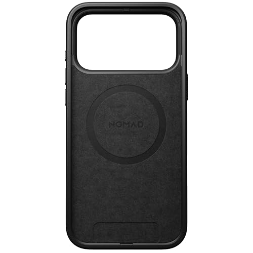 Coque iPhone 17 Pro Max Nomad cuir Horween noir protection antichoc et charge sans fil - 4