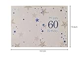 Happy 60th Birthday Card 60 Today - Stars - for Him Male Man - Image 3