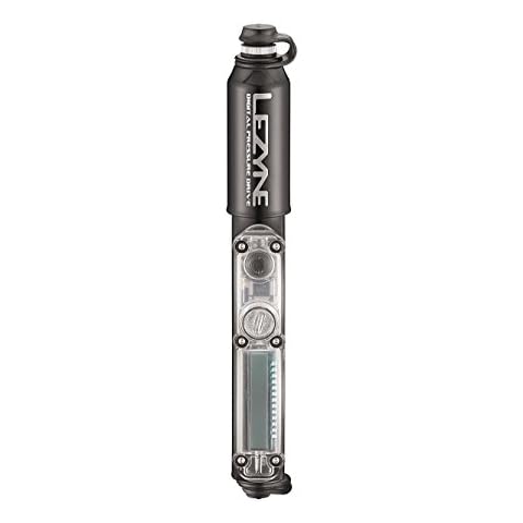 Lezyne Minipumpe CNC Digital Pressure Drive, schwarz-glänzend 120PSI, 17,0cm Luftpumpe, One Size Cover