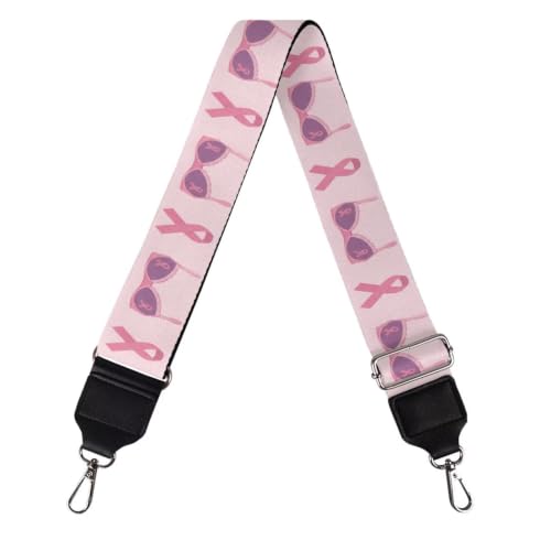 Image of Adjustable Purse Strap for Women, Crossbody Wide Handbag Strap Replacement, Sturdy Bag Strap with Silver Hardware