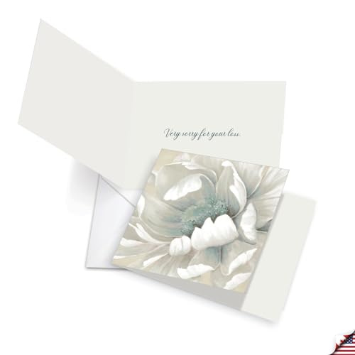 Sympathy Cards Assorted Bleu Blooms Réconforter un Proche dans l'Épreuve du Deuil - 2