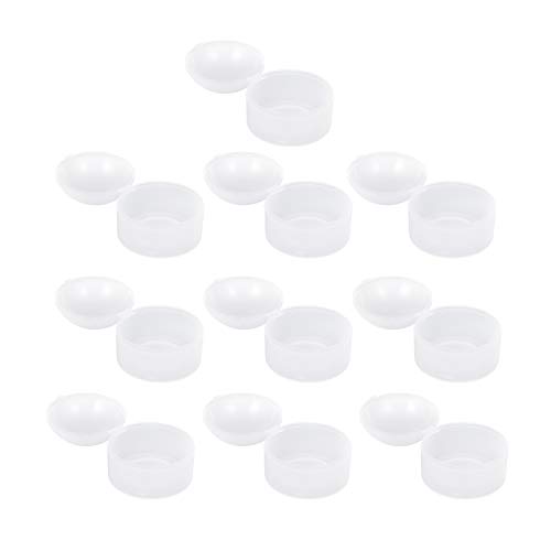 Sosoport 10Pcs Transparent Pacifier Storage Box Durable Pacifier Container with Buckle Design for Keeps Pacifiers Clean and Dust for Go Use