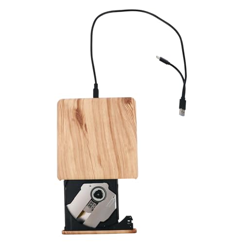 Lecteur DVD externe ultra-fin Angoily avec connecteur réversible USB Type C et graveur CD