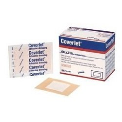 BSN Medical 7801000 Coverlet Extremely Absorbent Bandage, Patch, 4" Width, 2.75" Length, Pack of 50