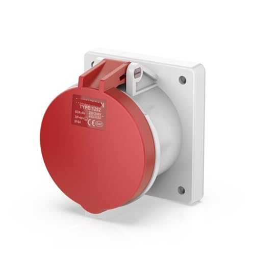 Industrial IP44 Concealed Direct Strong Power Aviation(63A 4P IP44)