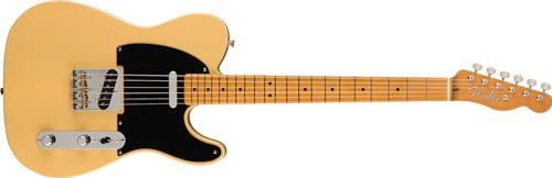 Fender tF_[ LVRGLM^[ VinteraR II '50s NocasterR, Maple Fingerboard, Blackguard Blonde \tgP[Xt