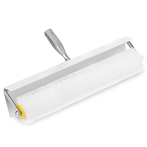 Rodillo compuesto para enrasar con púas Rodillo de púas - Rodillo de aireación con púas 500 mm Diámetro del rodillo 90 mm - para eliminar las burbujas de aire - Compuesto de Enrasado con Púas