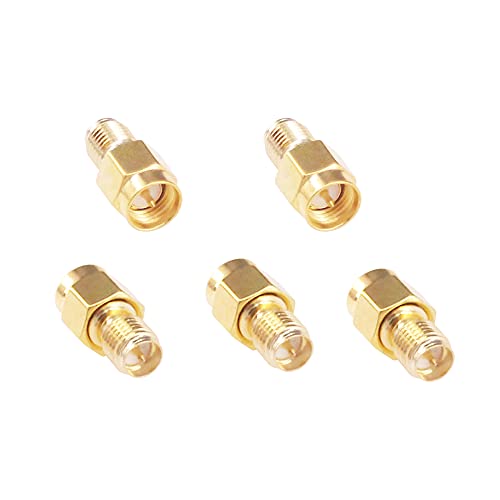 Adaptador Coaxial SMA Macho RP-SMA Hembra Pack 5