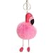 Produktbild Bibabo25 Plüsch Flamingo Anhänger Schlüsselanhänger Auto Key Ring Handtasche Anhänger Beutel Kette